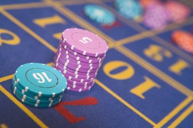 Live roulette studio with multiple camera angles